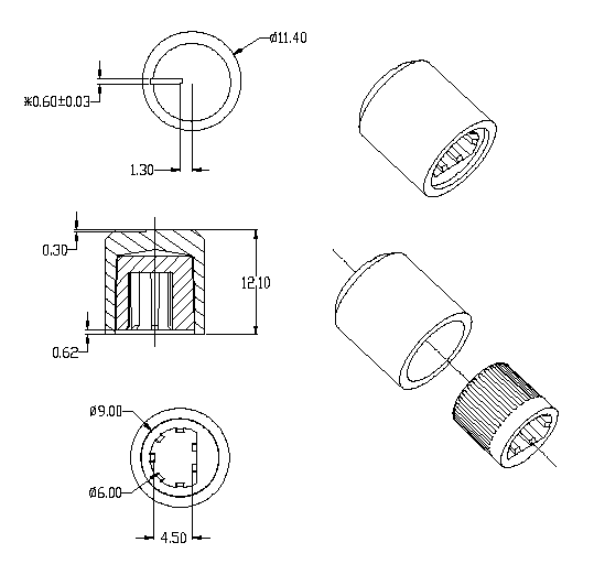 旋鈕|一體化卡塊|旋鈕鋁制|開(kāi)關(guān)|按鍵|PEEK螺絲|PEI螺絲